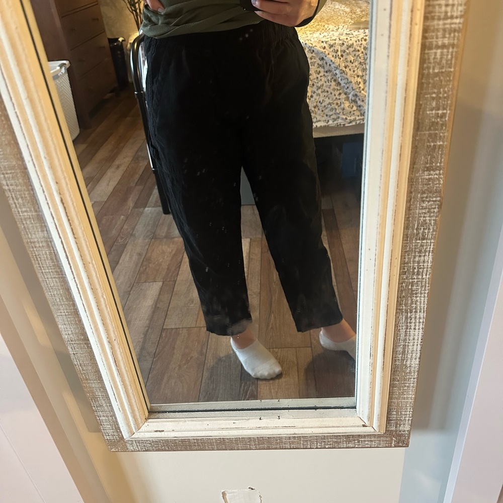 Old Navy Black Pulla Pants
